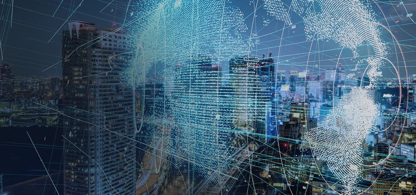 Digital transformation background